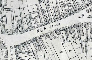 1819 Map of High Street